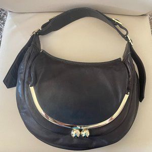 Kiss Clasp Brown Leather BULGA Purse